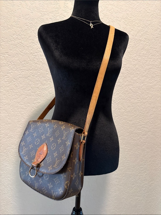 Louis Vuitton Handbags - Sold Louis Vuitton TH0927 GM Saint Cloud Brown Monogram Crossbody Bag